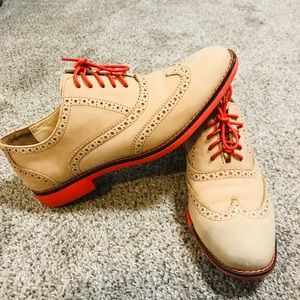 Practically NEW Cole Haan Leather Neon Shoes